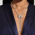 Hot Selling Long Tassel butterfly Rhinestone Necklace for Women Fashion Jewelry Necklaces