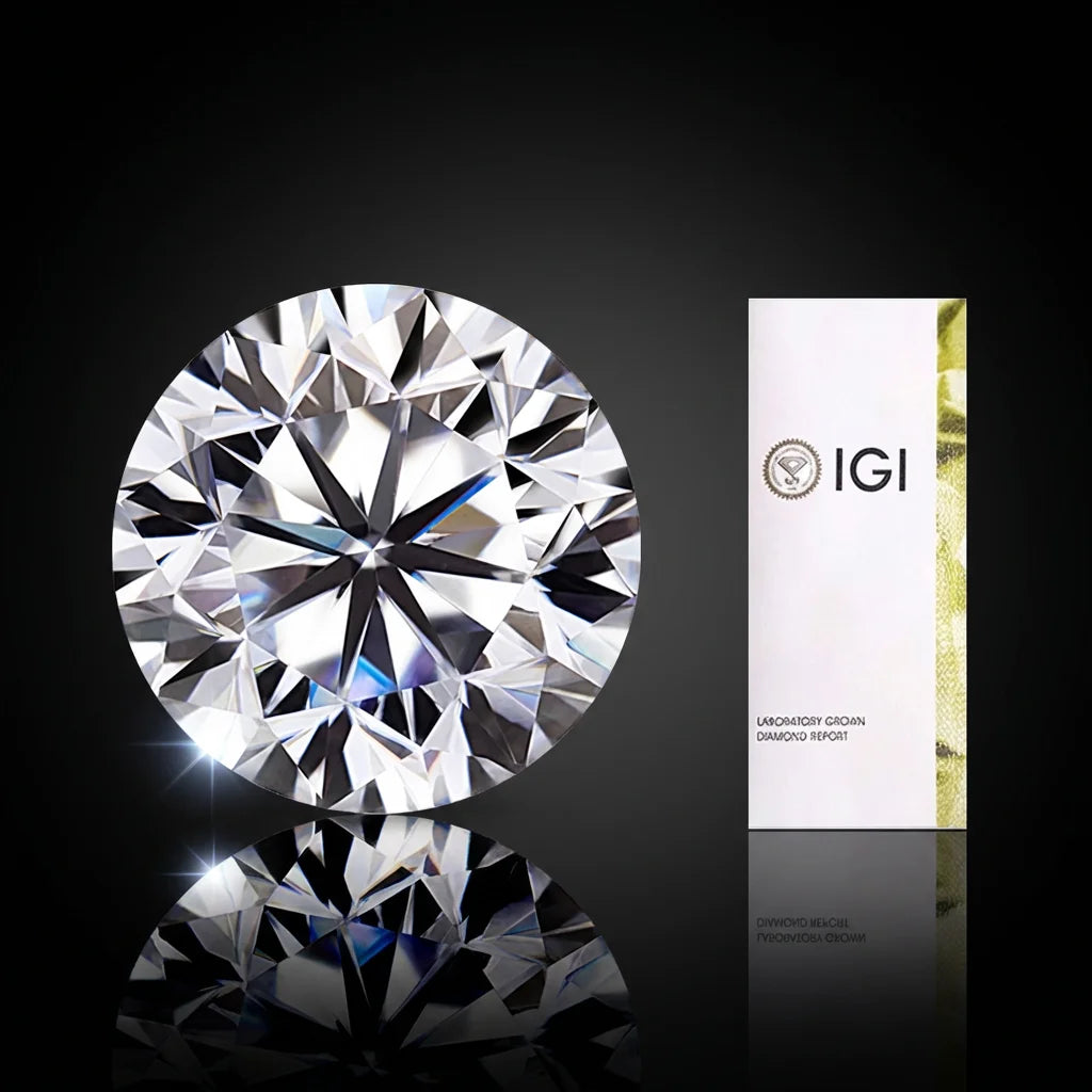 Real IGI Certified Loose VVS Lab Grown Diamonds CVD HPHT 0.5ct 1ct 2ct 3ct Wholesale Price Per Cart