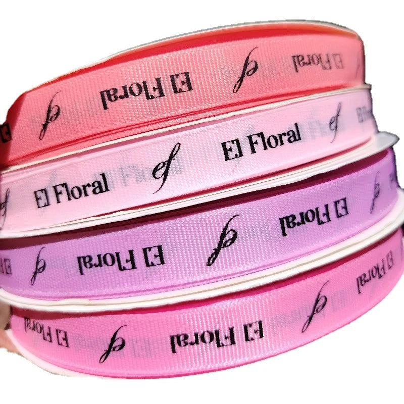 Factory Wholesale Customizable Animal Print 100% Polyester Grosgrain Ribbon for Flower Packaging