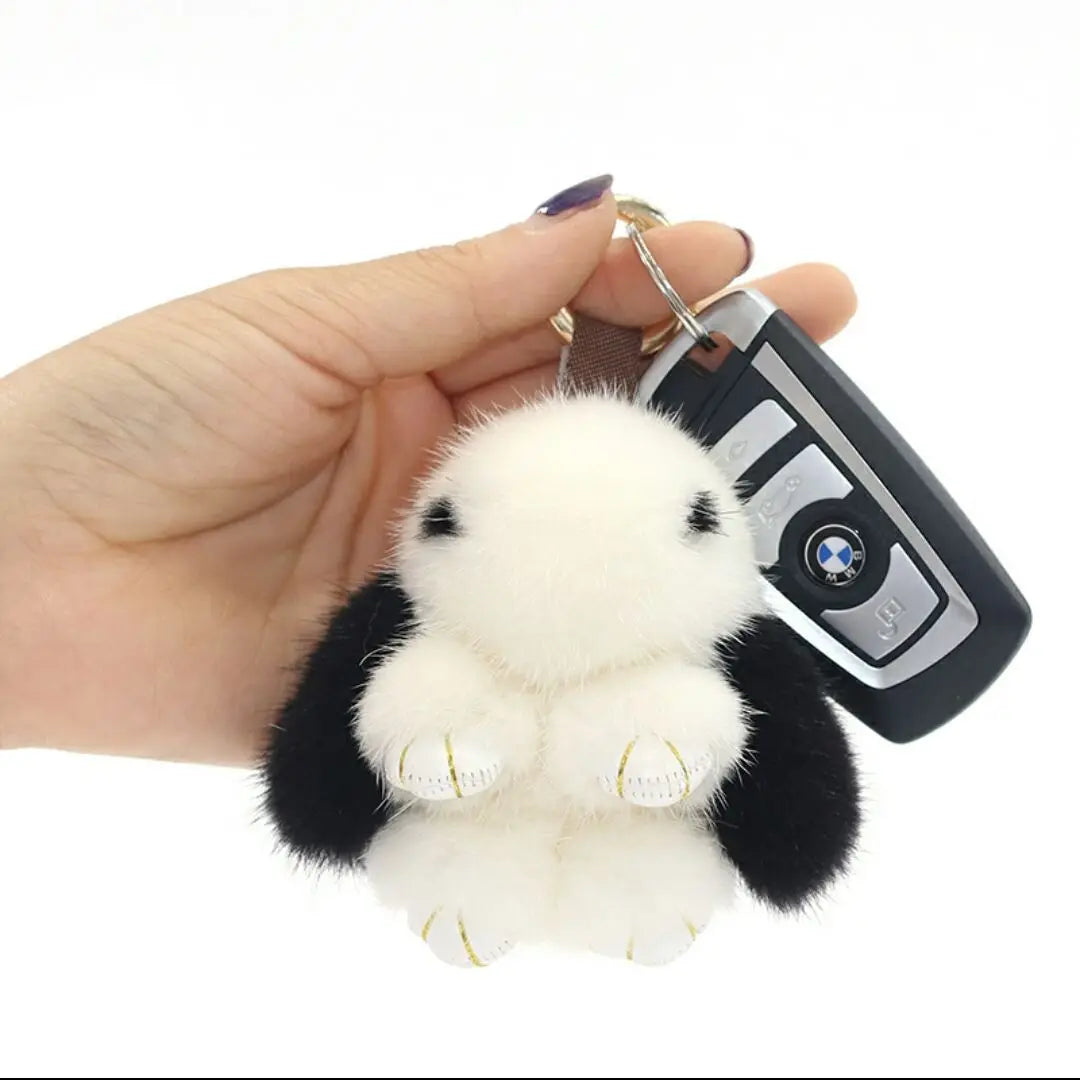 Bag Pendant High-end Fur Girl DIY Keychain Mobile Phone Accessories