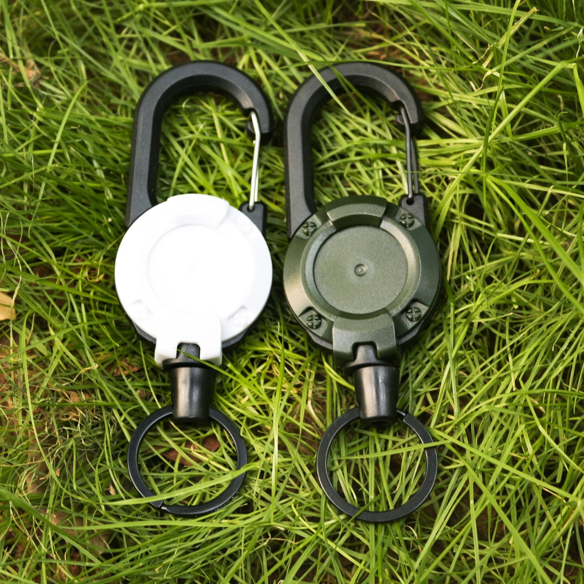 Key Hook Retractable Buckle Backpack Steel Wire Rope Lure Easy-Pull Anti-Lost Hand Strap for Camping Fishing Adventures Tours
