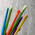 Gracedo 6pcs Eye Makeup Brush Set Colorful rainbow Color Concealer Maquillage Professionnel Pinceaux Vegan Cut Emakeup Tool Set
