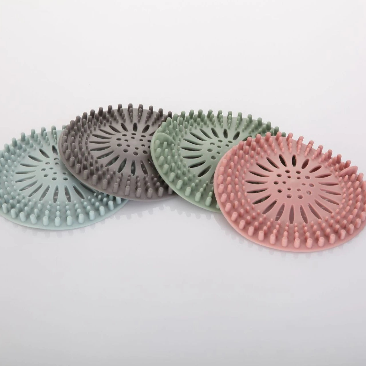 Hair Catcher Durable  Hair Stopper Shower Drain Covers Easy to Install and Clean Suit Bathtub and Kitchen
