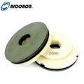 5 Inch Chamfering Wheel Resin Edge Polishing Pads Diamond Snail Lock Wheels