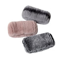 Winter Women Hand Made Strips Stretched Fur Ear Warmer Fur Hair Band Winter Elastic Rex Fur Headbands for Women