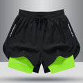 Mens Gym Shorts 2 in 1 Sports Wear Gym Joggers Custom Mens Shorts Activewear Compression Shorts for Men