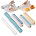 Hot Selling Reusable Food Wrap Cutter Foil Wax Paper Organizer Plastic Wrap Divider Cling Film Dispenser with Cutter