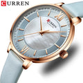 CURREN 9080 Watch Women New Luxury Clock Leather Quartz Ladies Wristwatches Fashion Elegant Lady Dress Watches Relogio Feminino