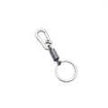 Personalized Creative Gift Accessories Spring Keychain Pendant Metal Car Keychain Waist Buckle With Flat Keyring