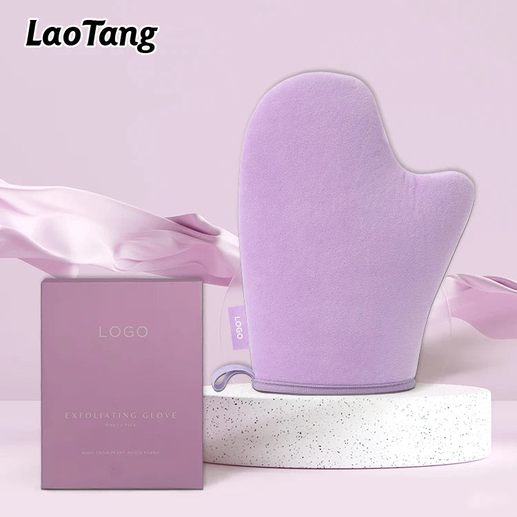 Elastic Wrist Glove Sunless Streak Free Horny Skin Tan Self Tanning Mitt Applicator Double Sided Self Tanner Mitt With Thumb
