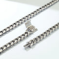 Fine Jewelry Necklaces Solid Sterling Silver 925 Cuban Link Chain Mens Bracelets or Necklace Custom for Men