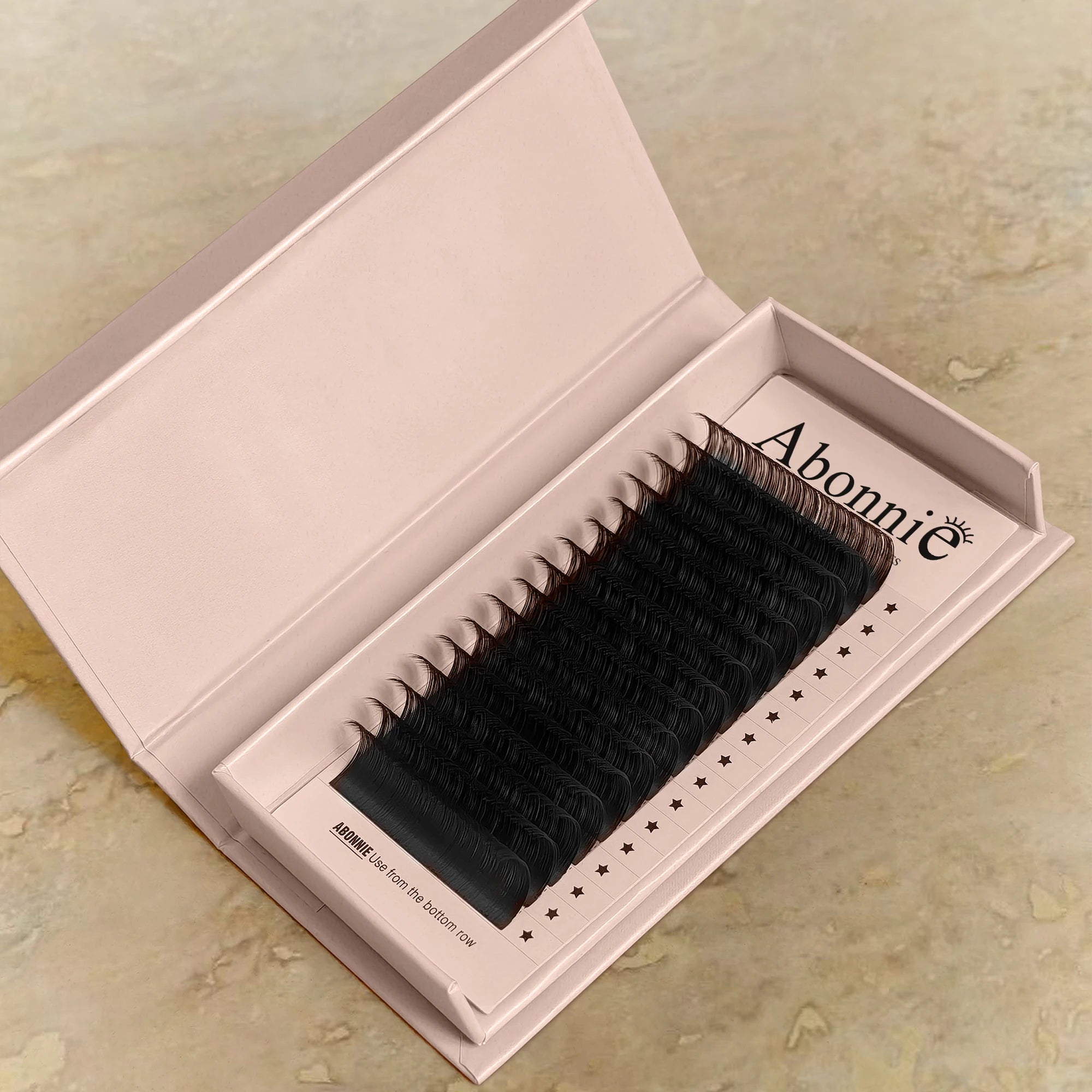 PBT Lash Trays Wholesale Lash Extensions Matte Black Cashmere Individual Eyelash Extensions Supplier Private-label Retailer