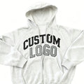 Men's Custom Graphic Full-Zip Hoodie 460gsm Horror Clown Print Hood Lining Detail Streetwear Gothic Style Top
