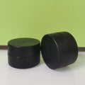 Wholesale 100ml 150ml 200ml  Custom Matte Black PET Cosmetic Plastic Jar for Body Butter Face Cream Container