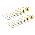 Wholesale Bulk 925 Sterling Silver Small Black Ball Stud 2 3 4 5 6 8mm Earrings for Women Earring You Can Sleep in Jewelry