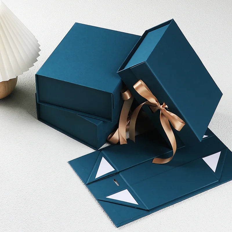 Good Quality Luxury Flat Pack Glitter Virgin Packaging Satin Box Extension Hair Boxes Matt Lamination UV Coating Recycled