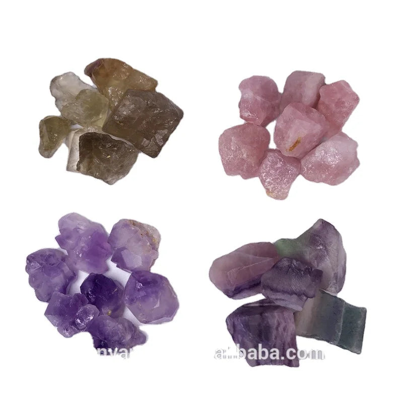 Wholesale Natural Rose Quartz Bulk Amethyst Rock Crystal Raw Stone Raw Crystals for Jewelry Making