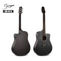 Custom Vintage Brown Color Matt Guitar  Left Handed Electric Acoustic Guitar