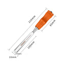 KAFUWELL WH9016-1 Manganese Steel Rubber Handle Wooden Cabinetmaker's Flat Chisel