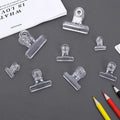 Wholesale Custom 22 31 38 50 mm PVC File Clip Binder Paper Clip for Office Gift Stationery