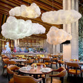 Jpungsun Creative Design Home Decor Large Long Staircase Chandelier Cloud Pendant Lamp Staircase Villa Hall Glass Chandelier