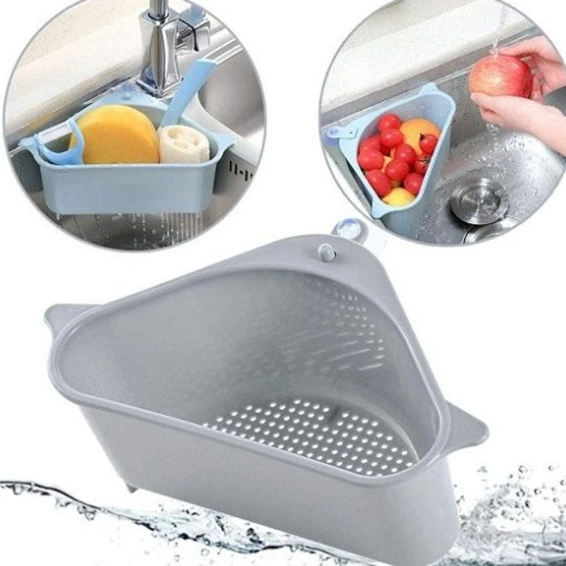 Multifunctional Triangle Storage Holder Kitchen Accessories Sink Drain Baskets