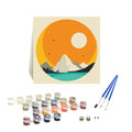 2022 Wholesale DIY Abstract Landscape Oil Painting Number for Kids Beginner 20*20CM Classic Cartoon Wholesale 20*20CM Abstract