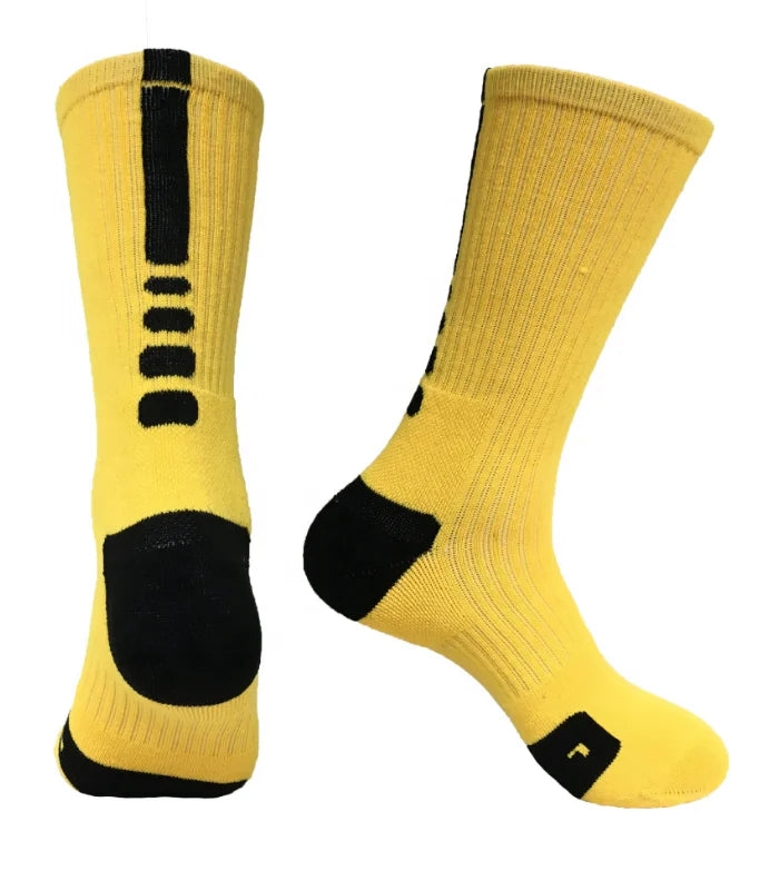 Men's Polyester Elite Basketball Socks Athletic Soccer Football Basketball Socks Men