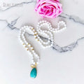 MN19775 Crown Chakra Moonstone Mala Necklace 108 Knotted Prayer Beads Mala Beads Necklace Meditation Yoga Gift for Her