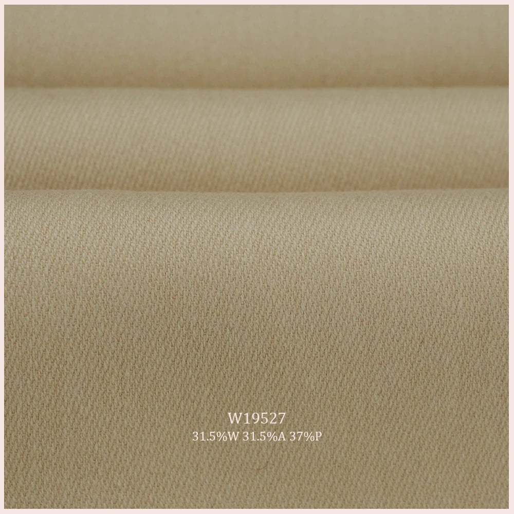 European Classic Style Solid Color Blend Fabric 31.5%W 31.5%A 37%P Wool Upholstery Fabric for Furniture Soft Curtain Woven