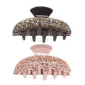 Full Rhinestone Hair Claw Clip Luxury Diamonds Large Size 9.5cm Claw Clips Wholesale Custom Acetate Hair Claw