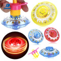 Light up Spinning Tops with Launchers Kids Spin Toys Flashing Gyros Birthday Party Favors for Boys and Girls