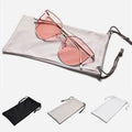 Printing Logo Soft Microfiber Sunglasses Eyewear Pouch Spectacle  Cloth Bag Pouch Custom Glasses Pouch