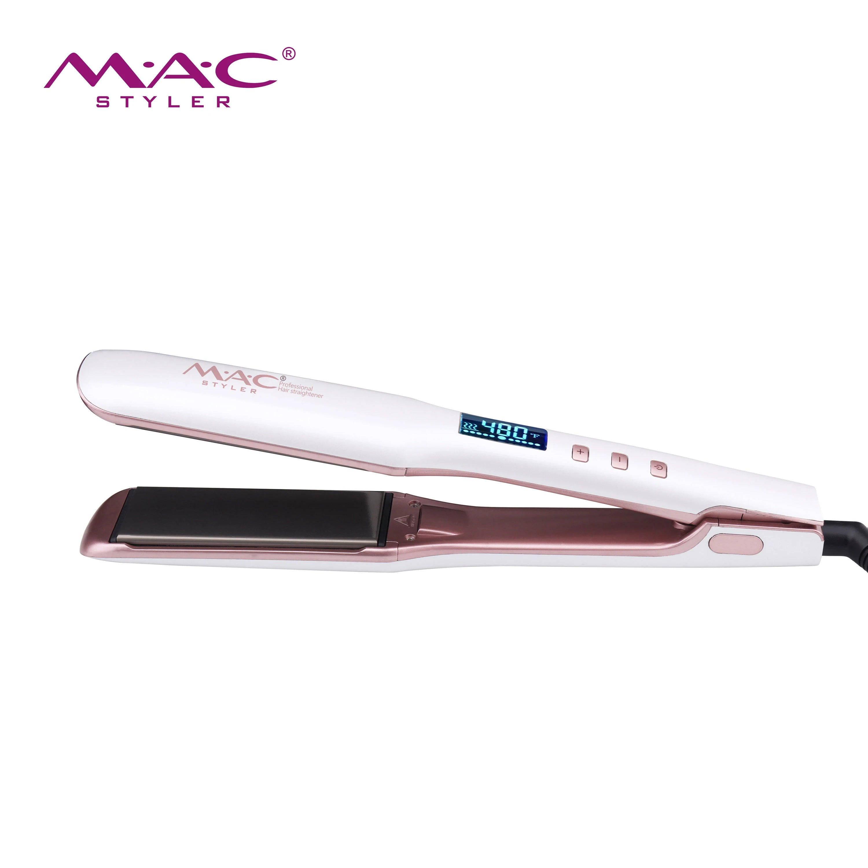 Salon Hair Straightening Titanium Flat Iron Keratin Straightening Tool Professional Beauty Care Hair Straightener