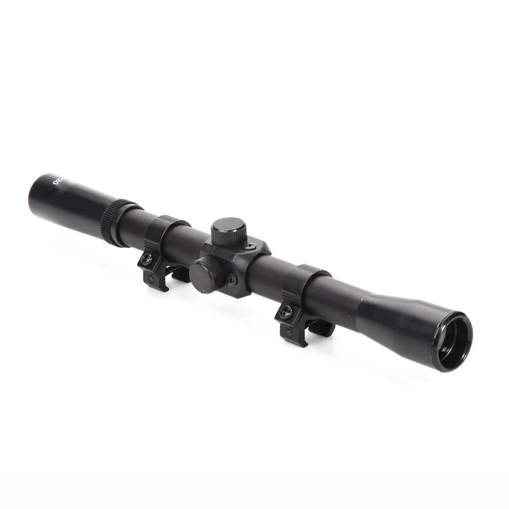 Gluck OEM Factory Price Outdoor Optical Sight Scope 4x20 Long Range Tactical Hunting Sight Telescopic Scopes With Free Mounts