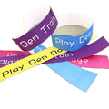 Promotion Gifts Disposable Paper Wristband Custom logo Tyvek Paper Wrist Bands for Event