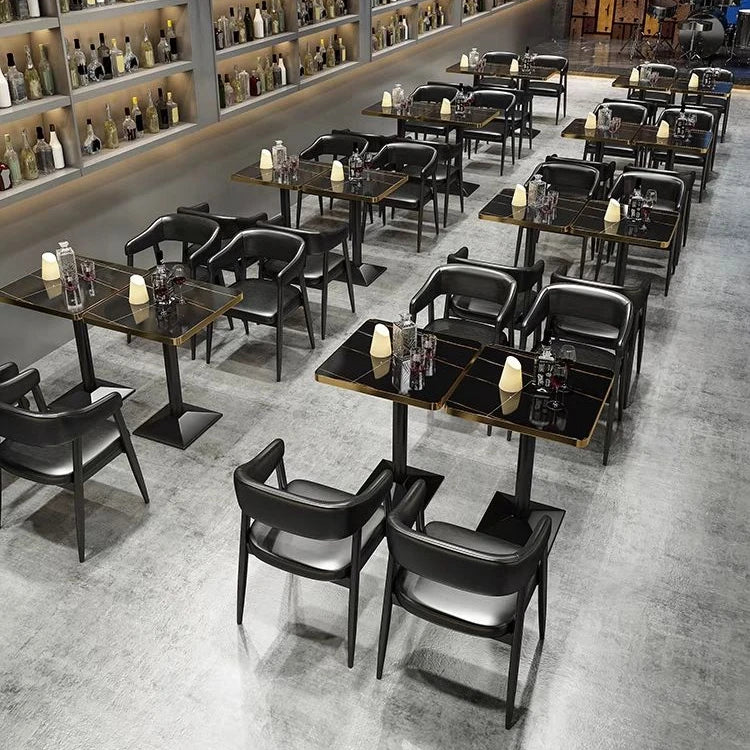 Modern Restaurant Furniture Luxury Casual Table Chairs Combination Booth Sofa for Milk Tea Shop Coffee Shop Dessert Shop