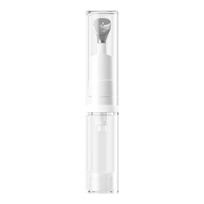 Empty Plastic 5ml 10ml 15ml Eye Gel Cream Container Flat Applicator Airless Eye Cream Lip Gloss Bottle with Metal Tip Head