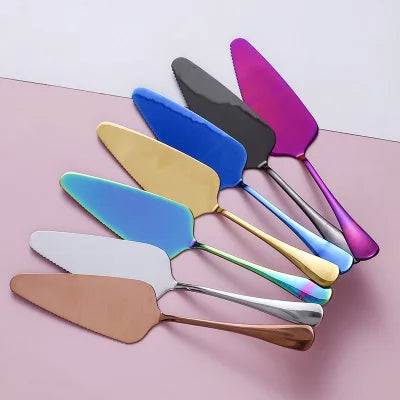 Stainless Steel Pastry Slicer Small Knife Pizza Pie Cheese Shovel Cream Knife Spatula Cake Shovel