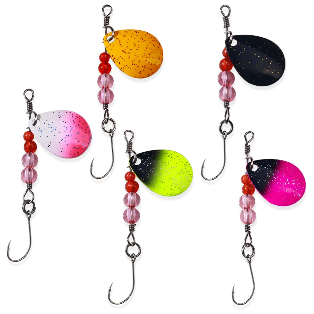 2.2G 6.6CM Spoon Isca Artificial Spoon Lure Pesca Bass Lure Spinner Baits Fishing Lures Set