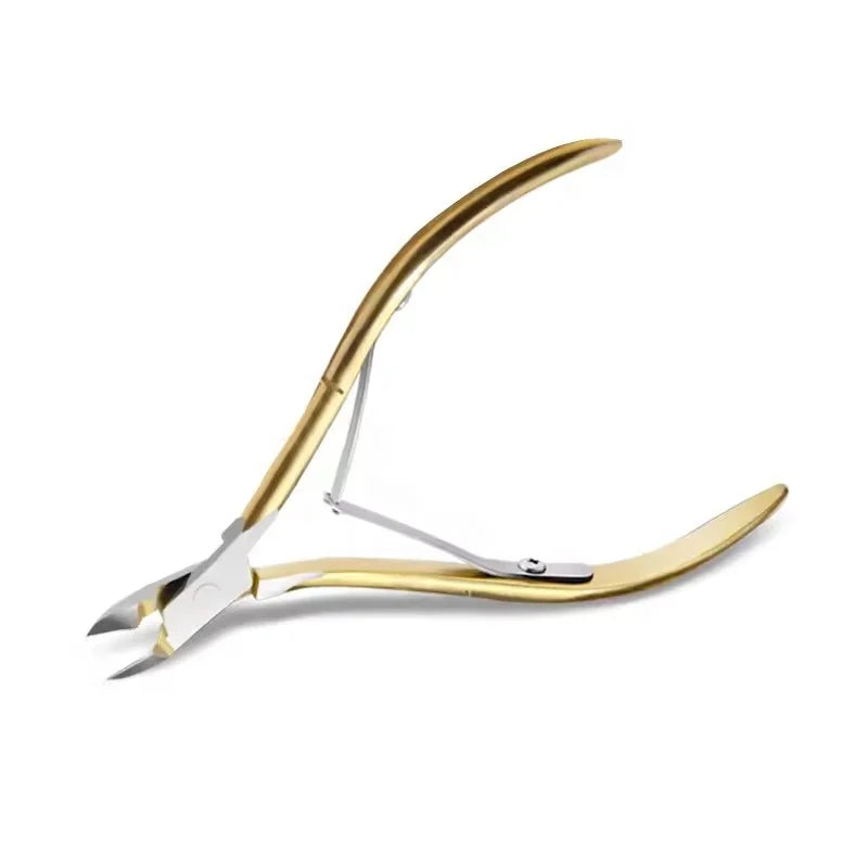 Cuticle Cutter Nippers Trimmer Manicure Tools with Double Spring Stainless Steel Clippers Remover Scissor Nail Care Tool