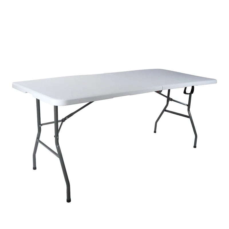 Oeytree 6 and 8FT White Folding Camping Table Portable Picnic Plastic Table
