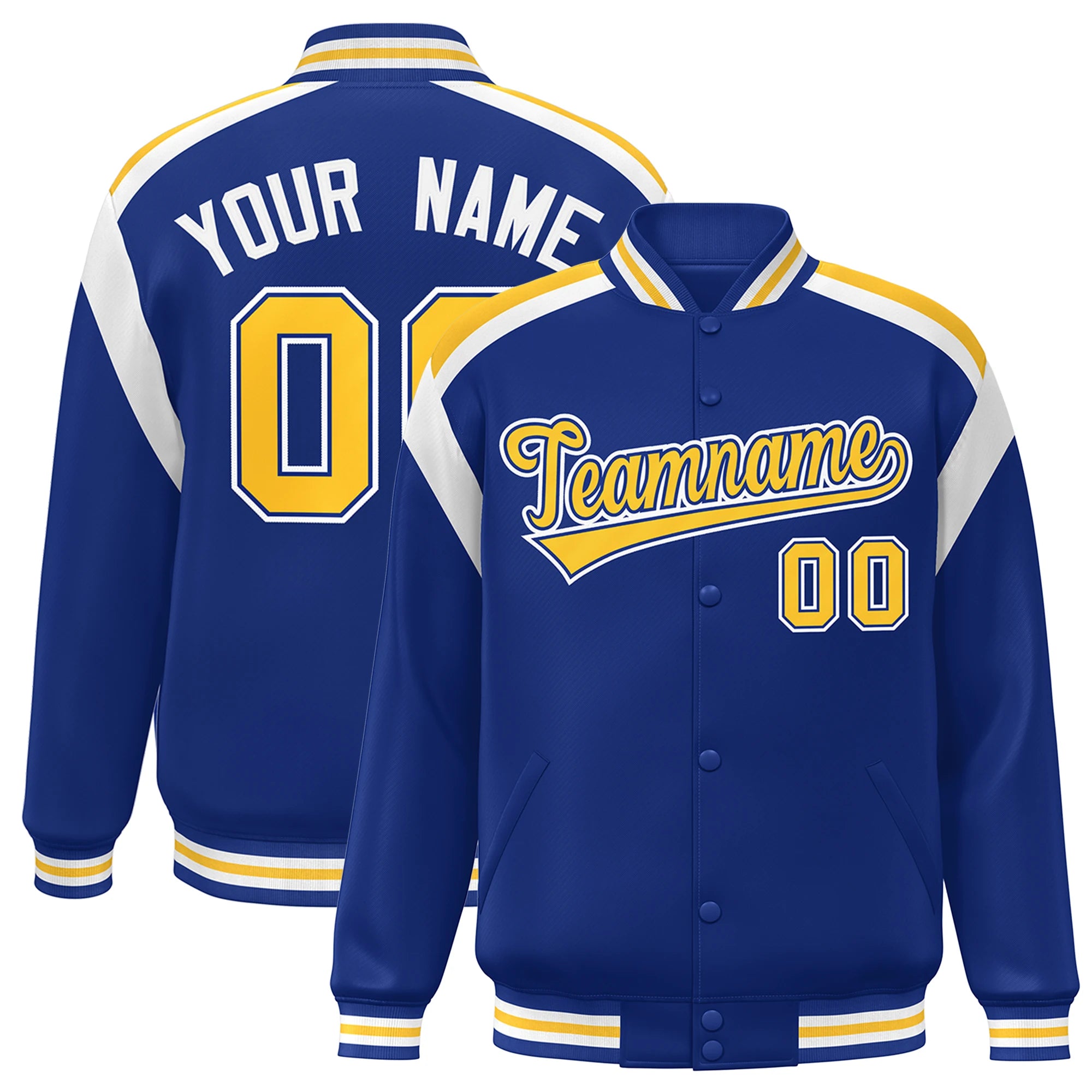 OEM Customizable Men's Plus Size Winter Jackets Warm Polyester Fabric Baseball Bomber Letterman Stand Collar Canvas