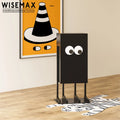 WISEMAX FURNITURE Funny Home Furniture Bedroom Bedside Side Table Near Sofa Long Feet Plywood Side Cabinet for Living Room