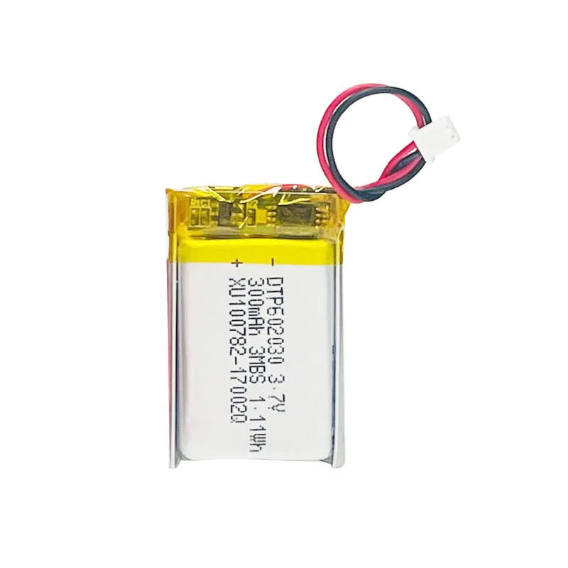 Hot Sale Lithium Batteries Model 20*30mm 302030 502030 Rechargeable Li-polymer DTP 602030 3.7V 300mAh KC Lipo Battery on Sale