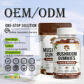 Adult Vegan Mushroom Gummies Plant-Based Adaptogens for Stress Relief and Focus Not for Pregnant Women
