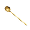 JX- Stainless Steel round Bird's Nest Spoon for Honey Dessert Wedding Accompaniment Mixing Spoon White Ear Spoon