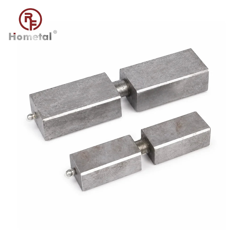 OEM Heavy Duty Carbon Steel Weldable Square Gate Hinge with Grease Pin for Industrial Swing Gate Trailer Hardware