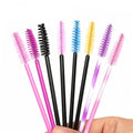 Wholesale Masscaku 50pcs/Bag Colorful Disposable Eyelash Mascara Brush Wand Spoolie Brushes for Eyelash Eyebrow Extension