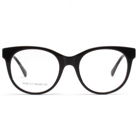 2024 Hot Selling Solid Round Acetate Eyeglass Frames Anti Blue Light Glasses for Reading Unisex